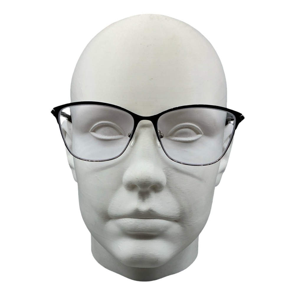 Chelsea Morgan CM 20210 BK/G Eyeglasses Frames Black Gold Cat Eye 59-16-145